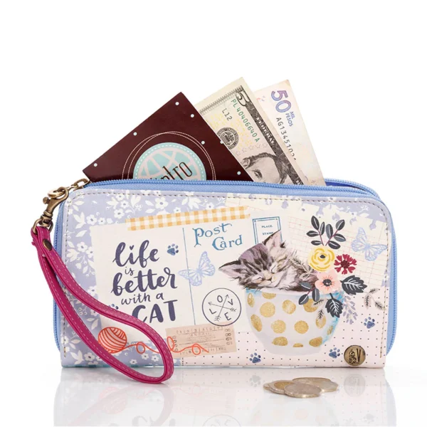 BILLETERA DE VIAJE CAT LOVERS - Imagen 2